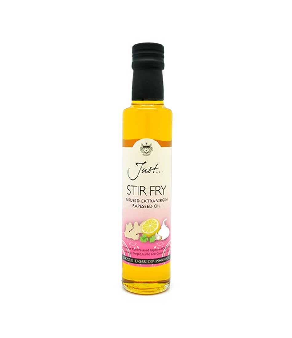 Just Stir Fry Infused Cold Pressed Rapeseed Oil 250ml (Case of 6)