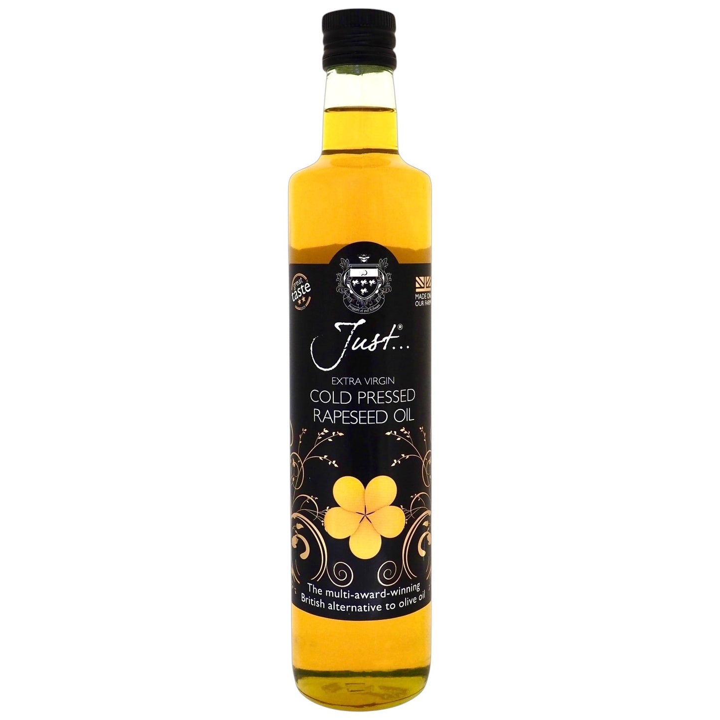 Just Cold-Pressed Rapeseed Oil 500ml (Case of 6)