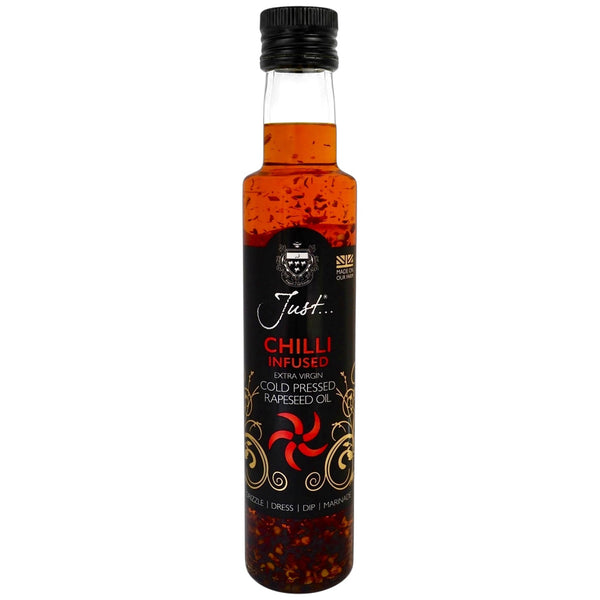 Just Chilli Infused Cold Pressed Rapeseed Oil 250ml (Case of 6)