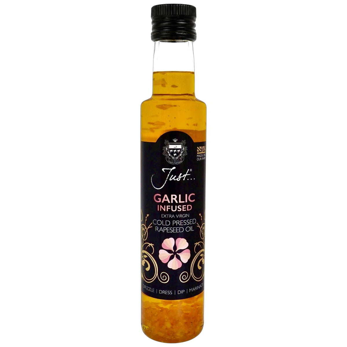 Just Garlic Infused Cold Pressed Rapeseed Oil 250ml (Case of 6)