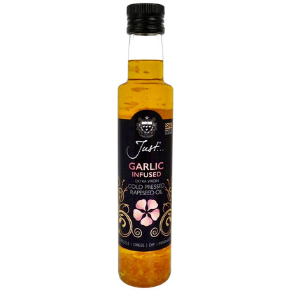 Just Garlic Infused Cold Pressed Rapeseed Oil 250ml (Case of 6)