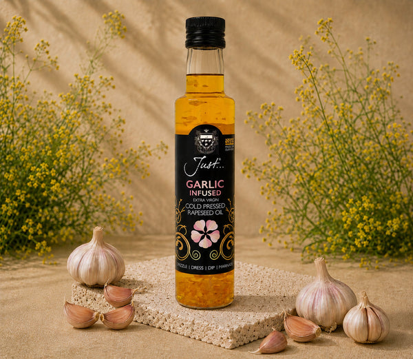 Garlic Infused Cold-Pressed Rapeseed Oil 250ml