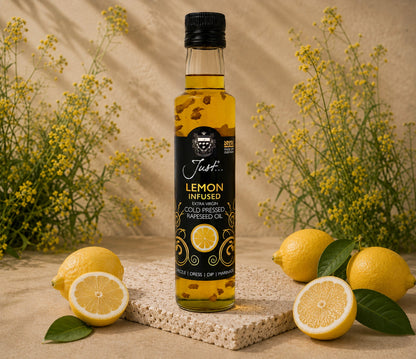 Lemon Infused Cold-Pressed Rapeseed Oil 250ml