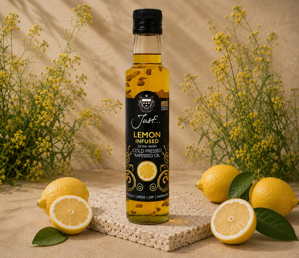 Lemon Infused Cold-Pressed Rapeseed Oil 250ml