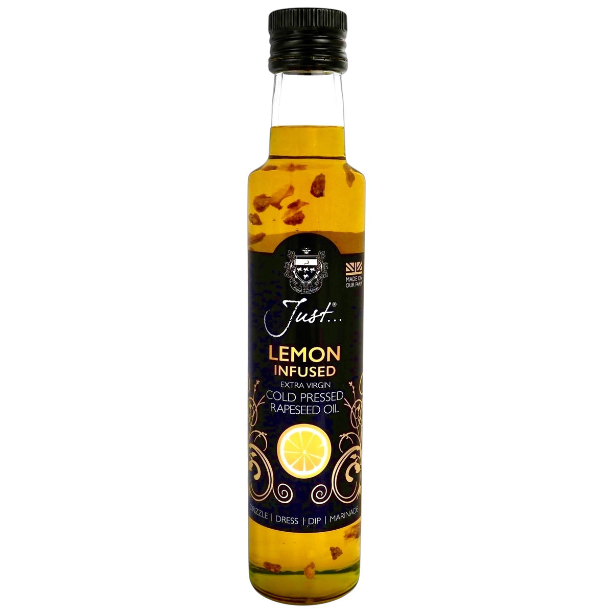 Just Lemon Infused Cold Pressed Rapeseed Oil 250ml (Case of 6)
