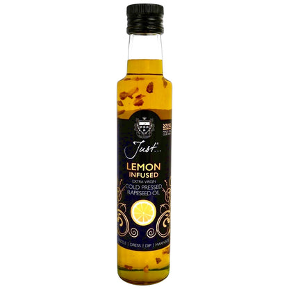 Just Lemon Infused Cold Pressed Rapeseed Oil 250ml (Case of 6)