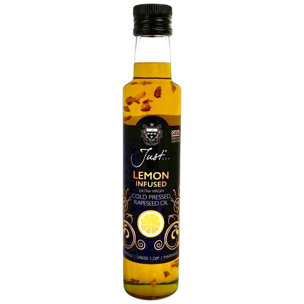 Just Lemon Infused Cold Pressed Rapeseed Oil 250ml (Case of 6)