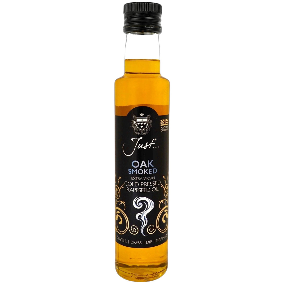 Just Oak Smoked Infused Cold Pressed Rapeseed Oil 250ml (Case of 6)