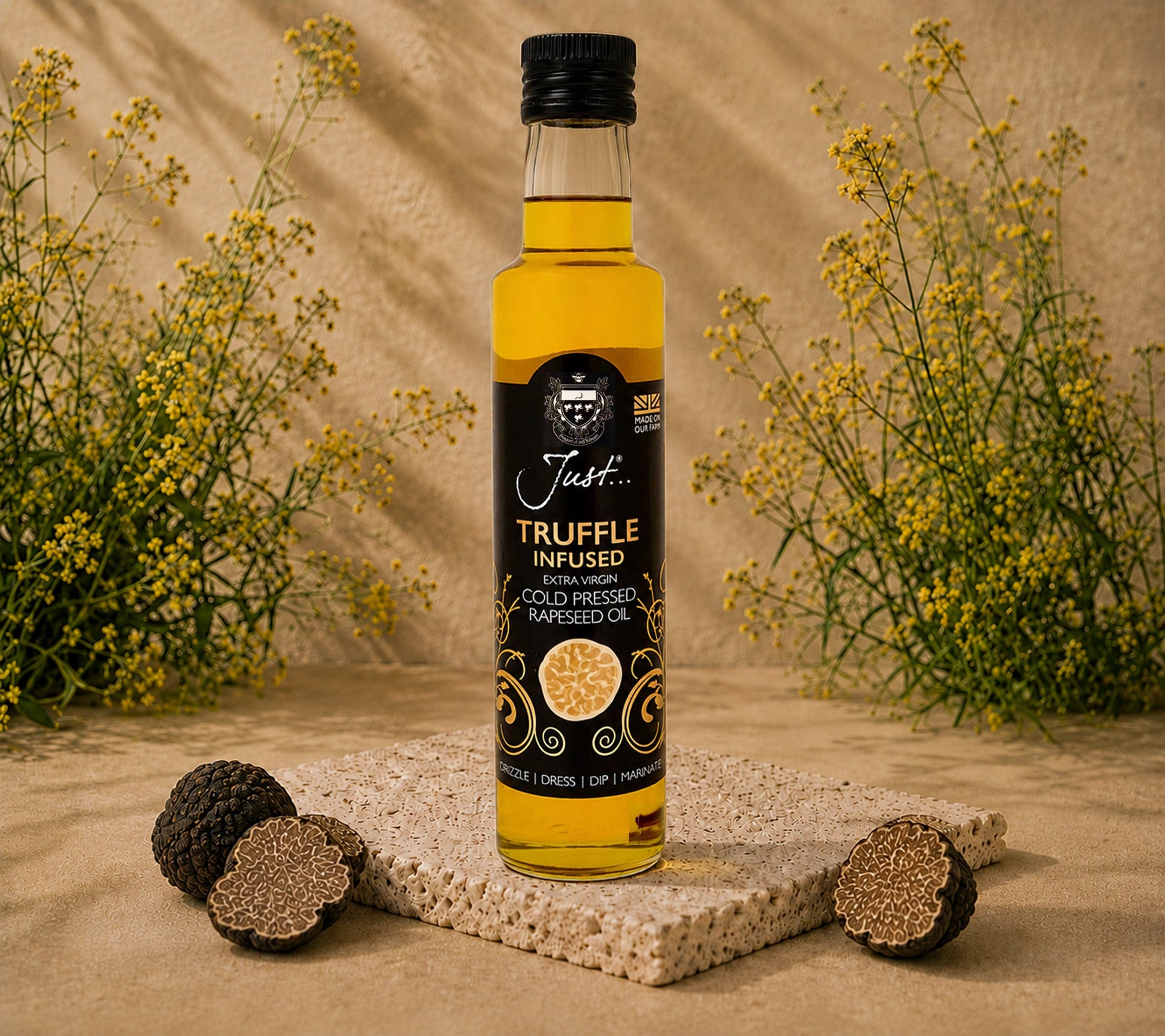 Truffle Infused Cold-Pressed Rapeseed Oil 250ml