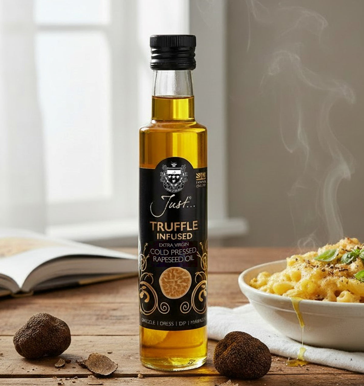 Just Truffle Infused Cold Pressed Rapeseed Oil 250ml (Case of 6)