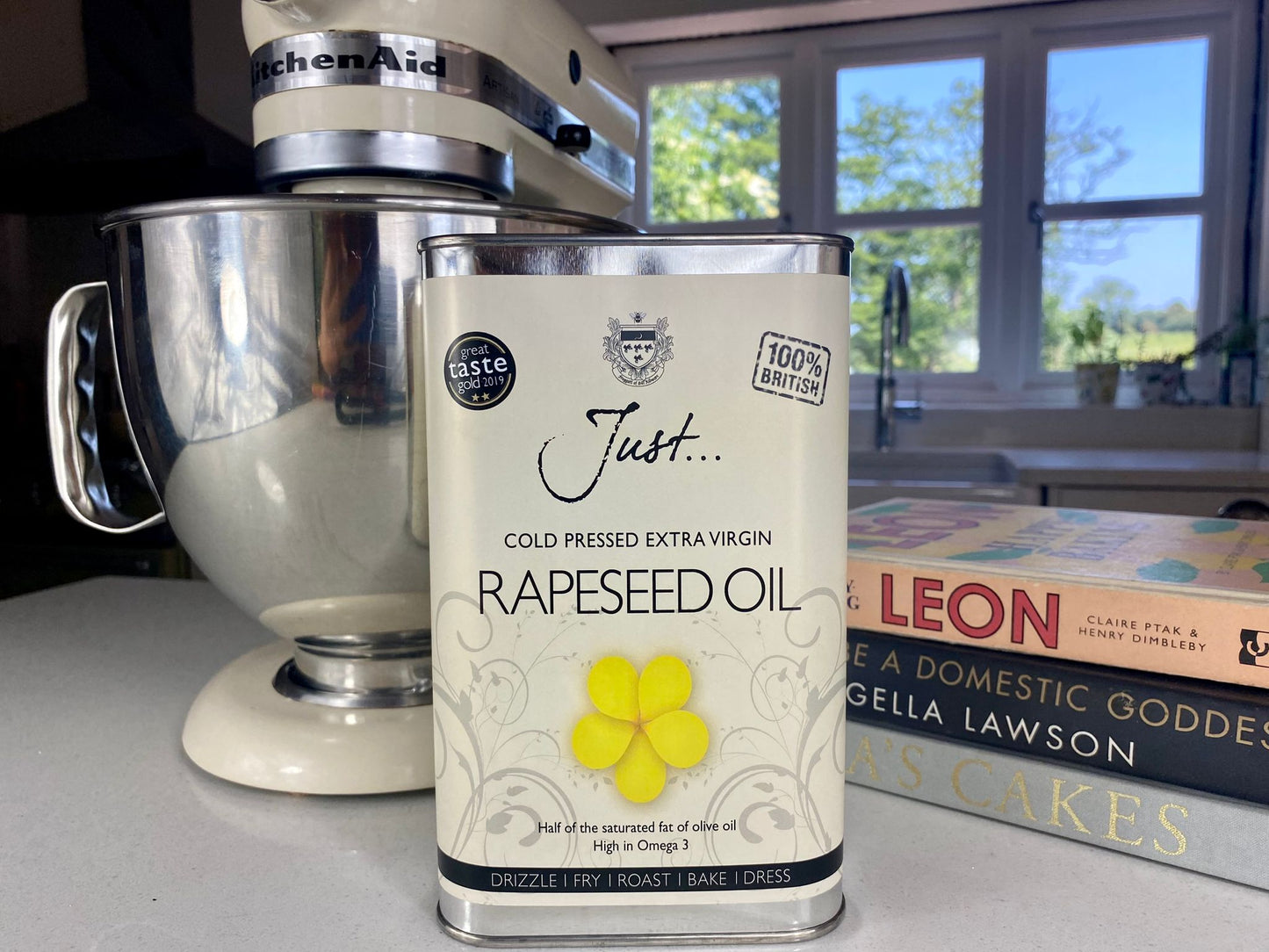 Just Cold-Pressed Rapeseed Oil 1 Litre (Pack of 1)