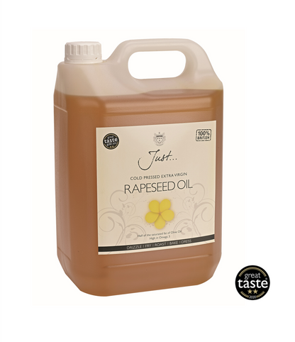 Just Cold Pressed Rapeseed Oil 5 Litre (Pack of 1)